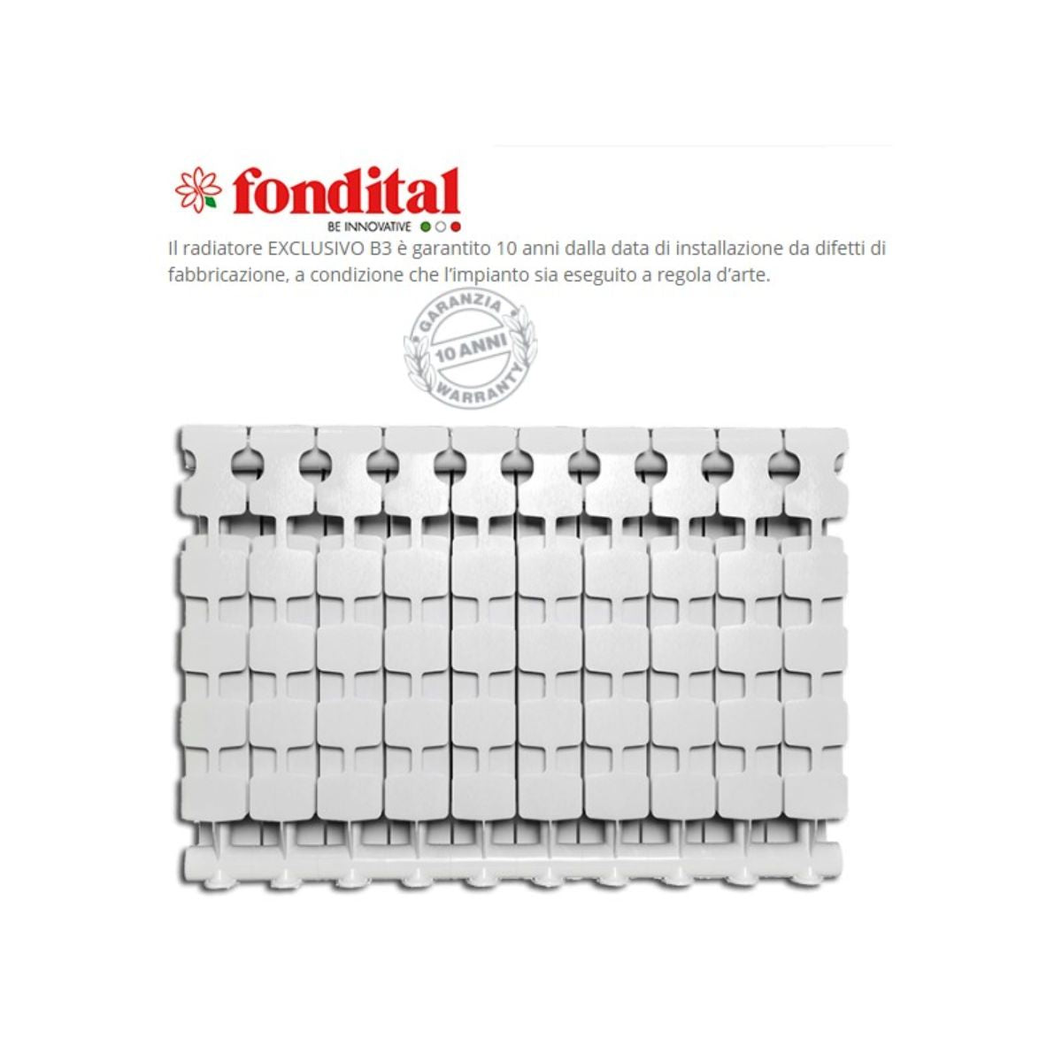 Radiatore Fondital in Alluminio Exclusivo 800 H
