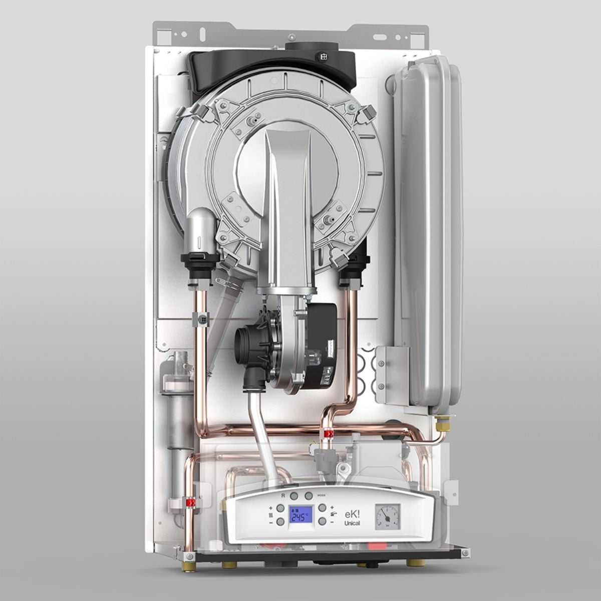 Caldaia Unical a Condensazione eK 24kW Camera Stagna Metano + KIT FUMI