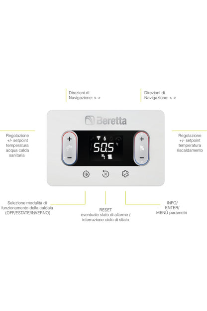 Caldaia Beretta a Condensazione Ciao X 25kW Camera Stagna Metano + KIT FUMI