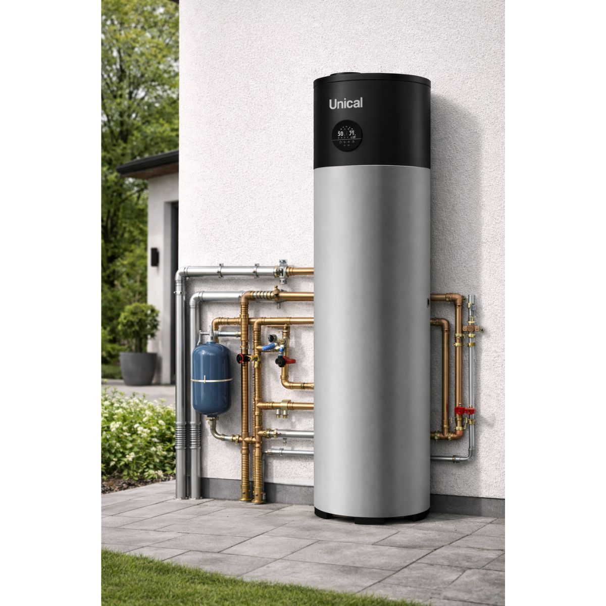 Scaldabagno A PDC Unical H 200P A++ R290 Wi-Fi integrato senza Serpentina